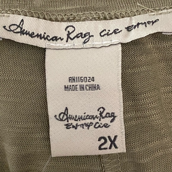 American Rag 2X short sleeve T-shirt - Picture 3 of 7